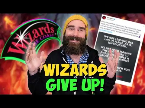 Wizards Surrender The OGL! WotC’s Full Statement Is Wild